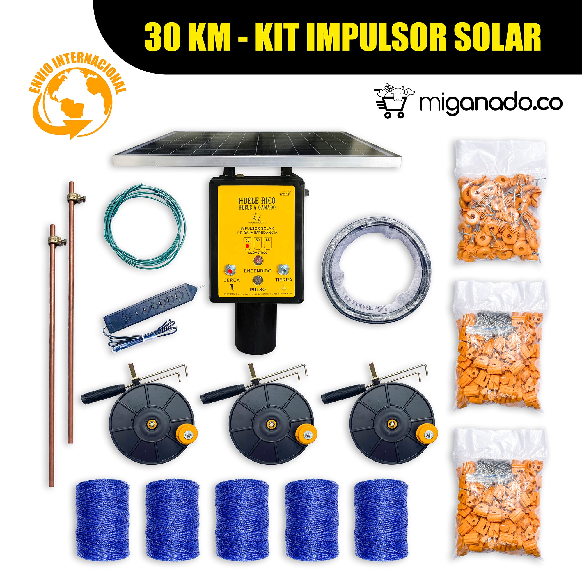 Kit impulsor solar con envío internacional